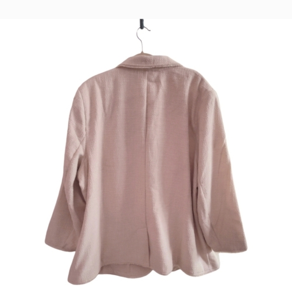 NWT Future Collective X Jenny K. Lopez Tweed Blazer Jacket in Ivory Size 3X ✨ - Picture 7 of 13